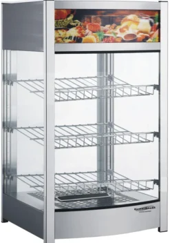 Vitrine chaude - 3 étages 97 Litres - Combisteel