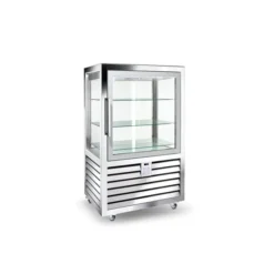 VITRINE CHOCOLAT - 1 PORTE - 5 ÉTAGÈRES VERRE - 427 L - Isotech
