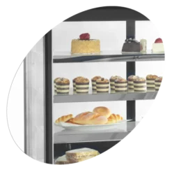 Vitrine Comptoir Réfrigéré Noir LPD903F - Tefcold