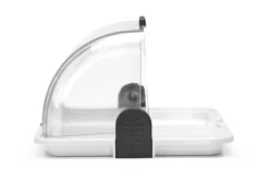 Vitrine à couvercle coulissant Roll top 465x310x(H)190 mm - Hendi