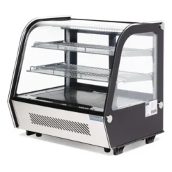 Vitrine de Comptoir Réfrigérée Série G Noire - 120 L - Polar