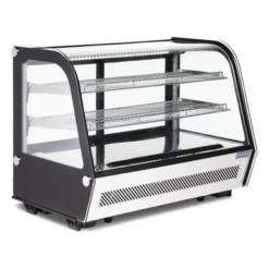 Vitrine de Comptoir Réfrigérée Série G Noire - 160 L - Polar