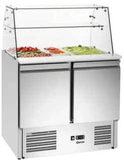 Vitrine de protection en verre 900T2 +GL - Bartscher
