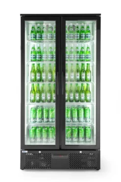 Vitrine de présentation boissons double portes 448L Arktic 220-240V/300W - Hendi