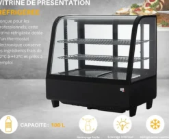 Vitrine de Présentation Réfrigérée 120 Litres - L2G