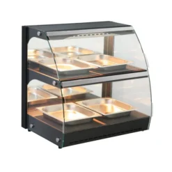 Vitrine de table chauffante quartz deux niveaux 230V/560W - Hendi