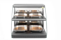 Vitrine de table chauffante quartz deux niveaux 230V/560W - Hendi