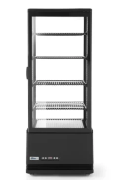 Vitrine de table grand modèle 98 litres Arktic Noir 230V/210W - Hendi