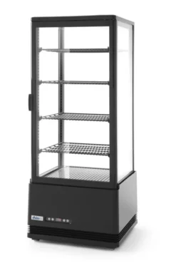 Vitrine de table grand modèle 98 litres Arktic Noir 230V/210W - Hendi