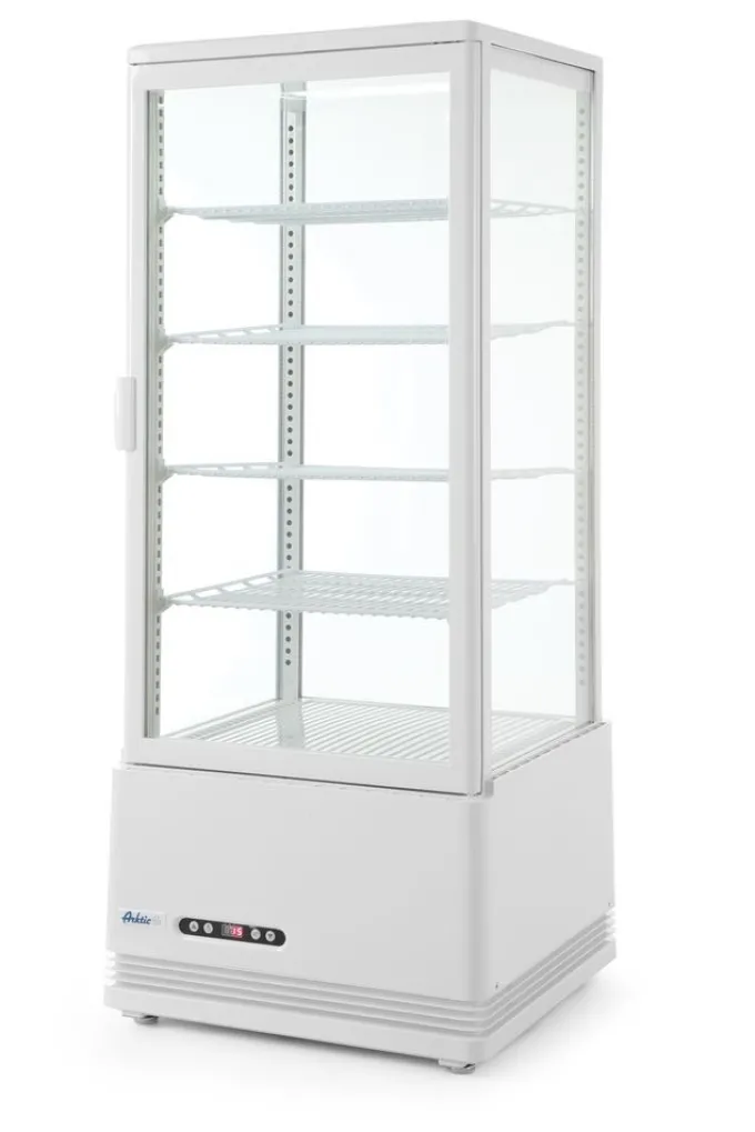 Vitrine de table grand modèle 98 litres Arktic blanc 230V/210W - Hendi