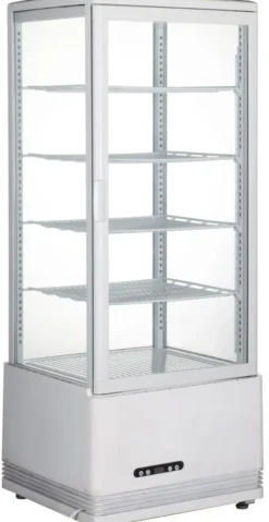 Vitrine de table grand modèle 98 litres Arktic blanc 230V/210W - Hendi