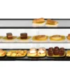 Vitrine d'Exposition Neutre 2 Etagères avec Eclairage - 920x315 mm - SAYL