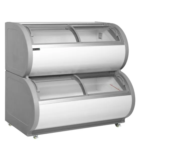 Vitrine froid négatif à deux niveaux TD500 - Tefcold