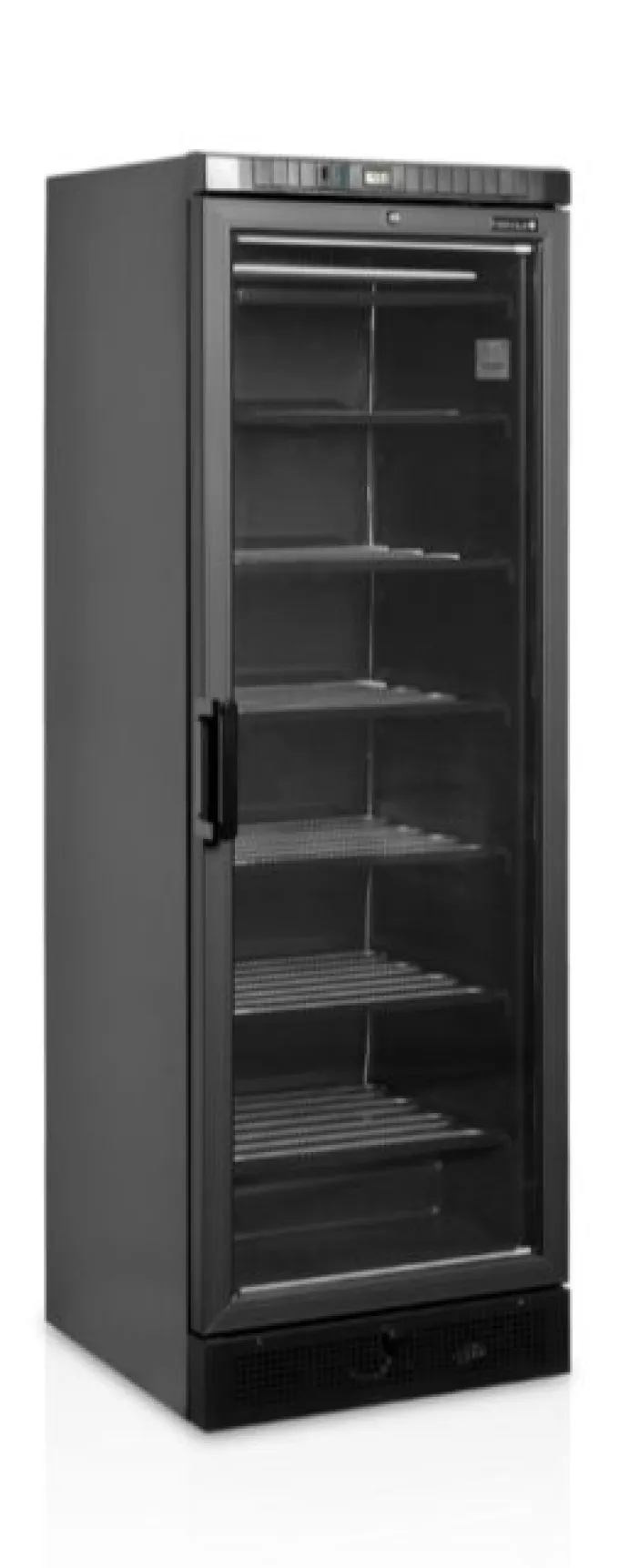 Vitrine froid négatif à porte vitrée chauffée - Couleur Noir - TEFCOLD