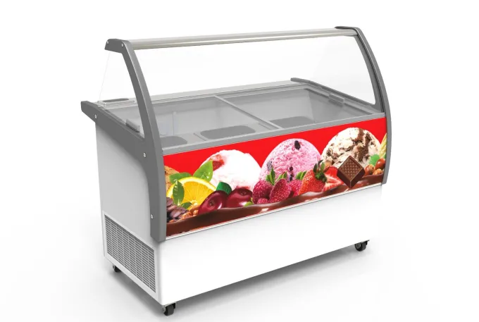 Vitrine à Glace Bali - 9 x 5 L - Combisteel