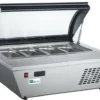 Vitrine à Glace Inox pour 4 Bacs de 5 Litres - 67 L - AFI Collin Lucy