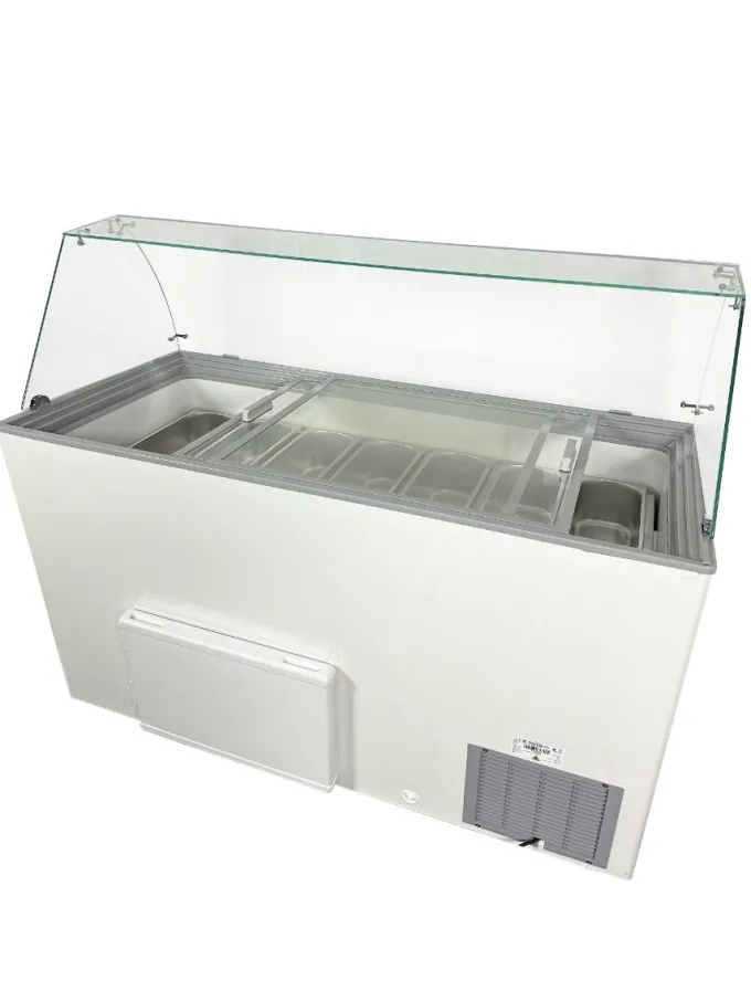 Vitrine à Glace Professionnelle Java 8 x 5 L - Combisteel