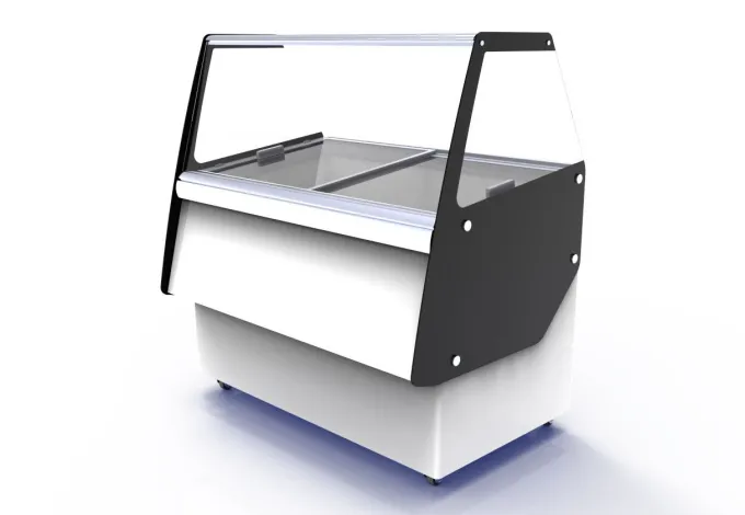 Vitrine à Glace Professionnelle Ibiza - 8 x 5 Litres - Combisteel
