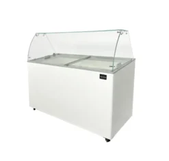 Vitrine à Glace 10 x 5 litres Tenerife Blanche - Combisteel
