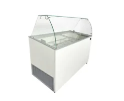 Vitrine à Glace 10 x 5 litres Tenerife Blanche - Combisteel