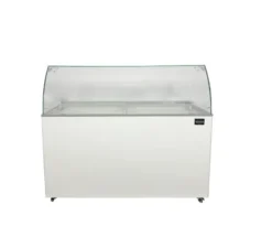 Vitrine à Glace 10 x 5 litres Tenerife Blanche - Combisteel