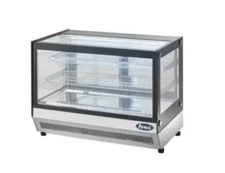 Vitrine Horizontale à Poser - Vitre Droite - 160 Litres - Atosa