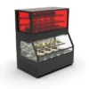 Vitrine Murale Chaude Série Integra Combi - Module Supérieur en Version Chaud et Module Inférieur en Version Chaud - Sayl