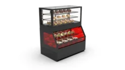 Vitrine Murale Chaude Série Integra Combi - Module Supérieur en Version Chaud et Module Inférieur en Version Chaud - Sayl