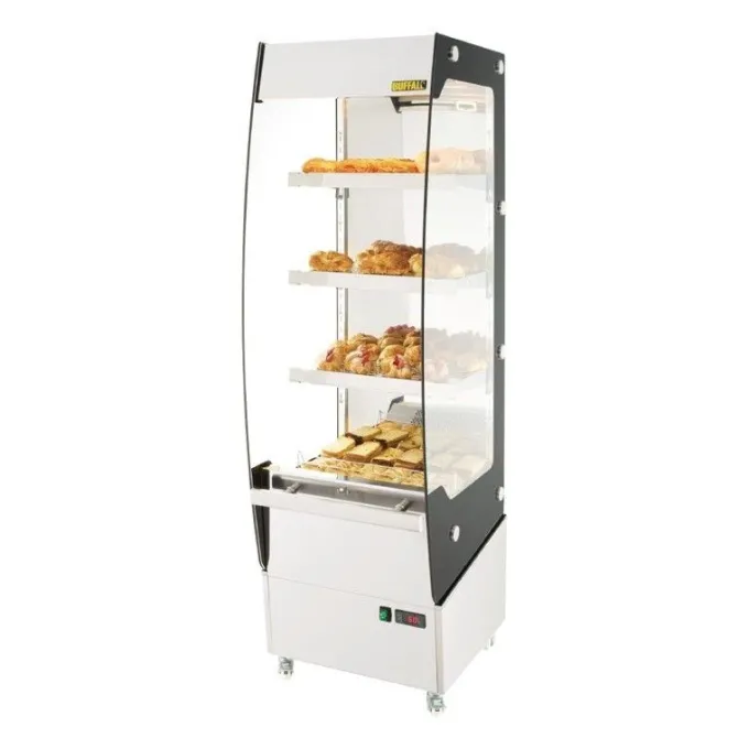 Vitrine Murale Libre-Service Chauffante Slim - 220 L - Buffalo