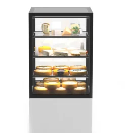Vitrine Neutre avec Base 60 Serie Integra humidité - accès frontal et arrière - 600 x 600 x 1400 mm - Sayl