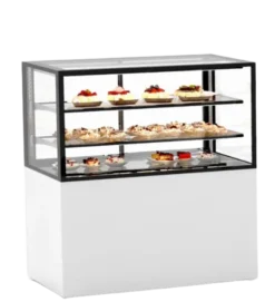 Vitrine Neutre avec Base 100 Serie Integra - 1000 x 600 x 1100 mm et Sans Accès Frontal - Sayl
