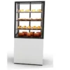 Vitrine Neutre à 4 Faces avec Base 60 - 600 x 600 x 1400 mm et avec Accès Frontal - Température +6 à +10°C - Sayl