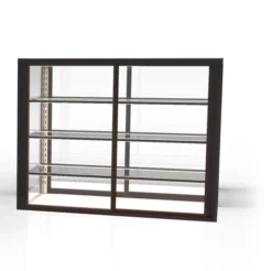 Vitrine Neutre Large Série Integra 3 Niveaux et 2 Portes - 1000x820 mm - SAYL