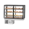 Vitrine Neutre Série Integra Neutral - Accès Frontal et Arrière - Porte Battantes Sayl