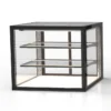 Vitrine Neutre Vitrée Série Integra 2 Niveaux - 600x520 mm - SAYL