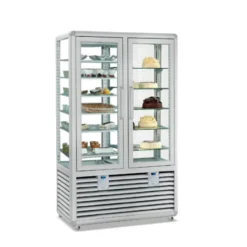 VITRINE NÉGATIVE STATIQUE ET POSITIVE VENTILÉE - 1 PORTE - 490 L - ISOTECH