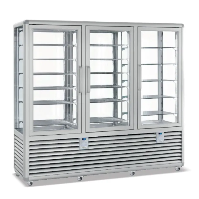 VITRINE NÉGATIVE STATIQUE - POSITIVE VENTILÉE - 3 PORTES - 1388 L - ISOTECH