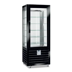 VITRINE NÉGATIVE VENTILÉE BI-TEMPÉRATURE - 2 PORTES - 5 ÉTAGÈRES VERRE + 6 TOURNANTES - 848 L - Isotech