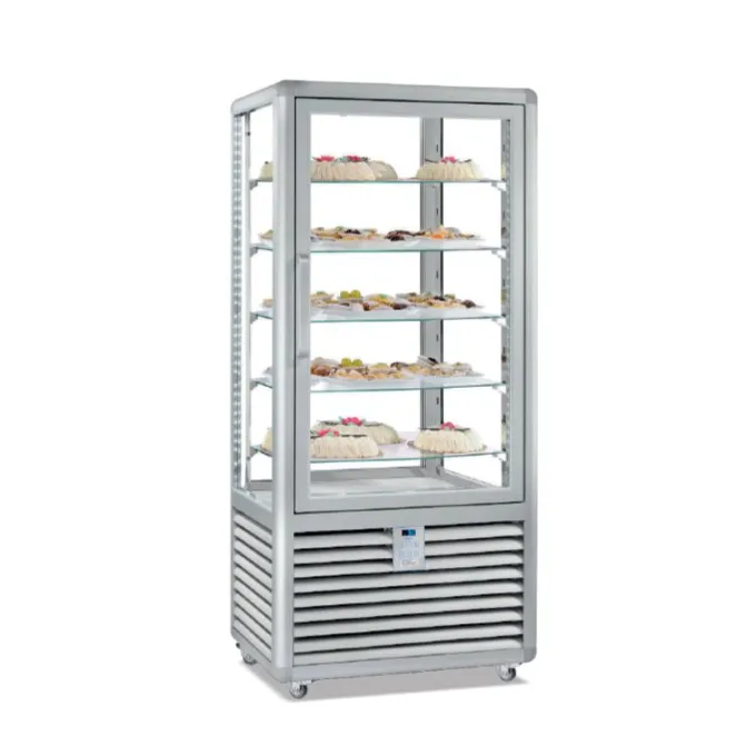 VITRINE POSITIVE VENTILÉE - 15 ÉTAGÈRES VERRE - 1388 L - ISOTECH