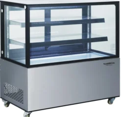 Vitrine Professionnelle Réfrigérée 4 Faces Vitrées - 370 L - Combisteell