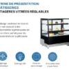 Vitrine à pâtisseries 500L - L2G