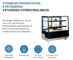 Vitrine à pâtisseries 500L - L2G
