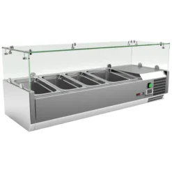 Vitrine refrigerée de comptoir 1x GN 1/2 + 3x GN 1/3 MCH 3120 - Redfox
