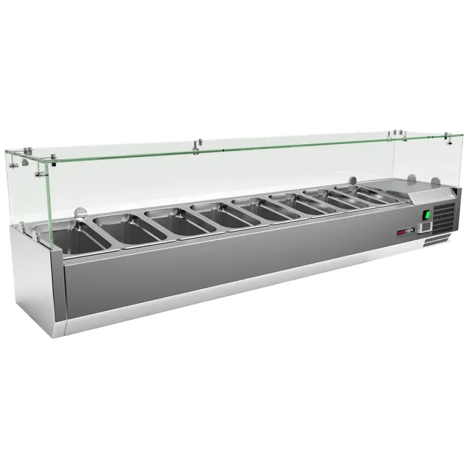 Vitrine refrigerée de comptoir 7x GN 1/4 MCH 4160 - Redfox