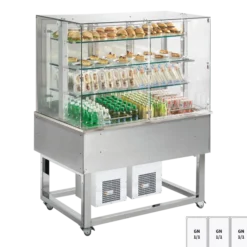 Vitrine refrigerée GN 3-1/1 ouverture vers le haut - ES PLATINUM+ 3 DF - Redfox