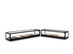 Vitrine réfrigérée Bacs GN 1/3 serie Logic Sushi sans bacs - 1320 / 1680 mm - Sayl