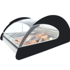 Vitrine Réfrigérée 2 Bacs GN1/1 Spéciale Poissons et Fruits de Mer - Arilex