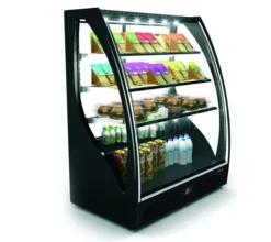 Vitrine Réfrigérée Courbée Série PAK Accès Porte Arrière - 1015x1240 mm - SAYL