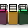 Vitrine Réfrigérée Cubique à Poser Série QBO Base Lumineuse Colorée - 620x670 mm - SAYL