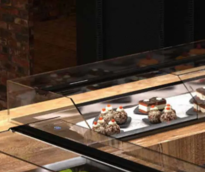 Vitrine Réfrigérée Drop-In sans Couvercle - 1050 x 310 x 40 mm mm - Sayl